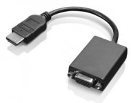 Lenovo HDMI to VGA Monitor Adapter ( M to F, maximum resolution supported is 1920 x 1080 at 60 Hz.) , 